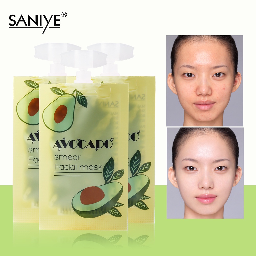 [100%ORIGINAL] SANIYE Avocado Smear Mask alpukat Masker wajah Whitening Skin