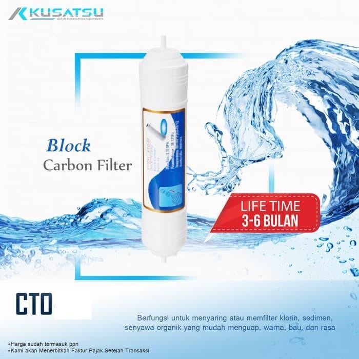 FILTER CARTRIDGE BLOCK CARBON FILTER CTO28 - KUSATSU #ORIGINAL