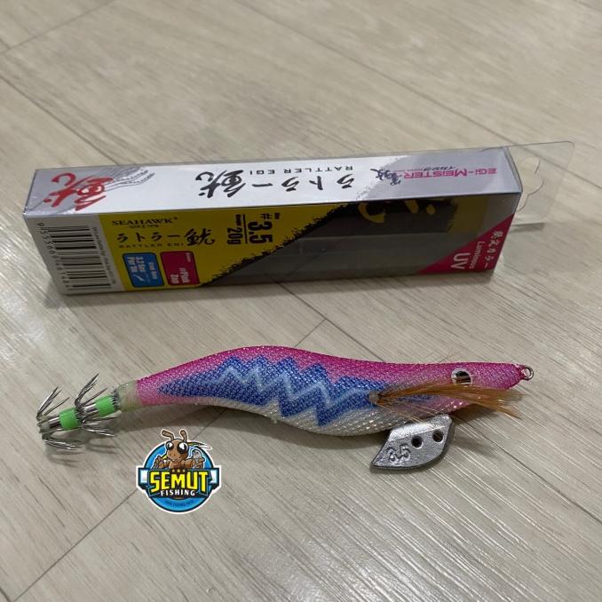 Umpan Cumi 3.5 Egi Seahawk Lure Rattler