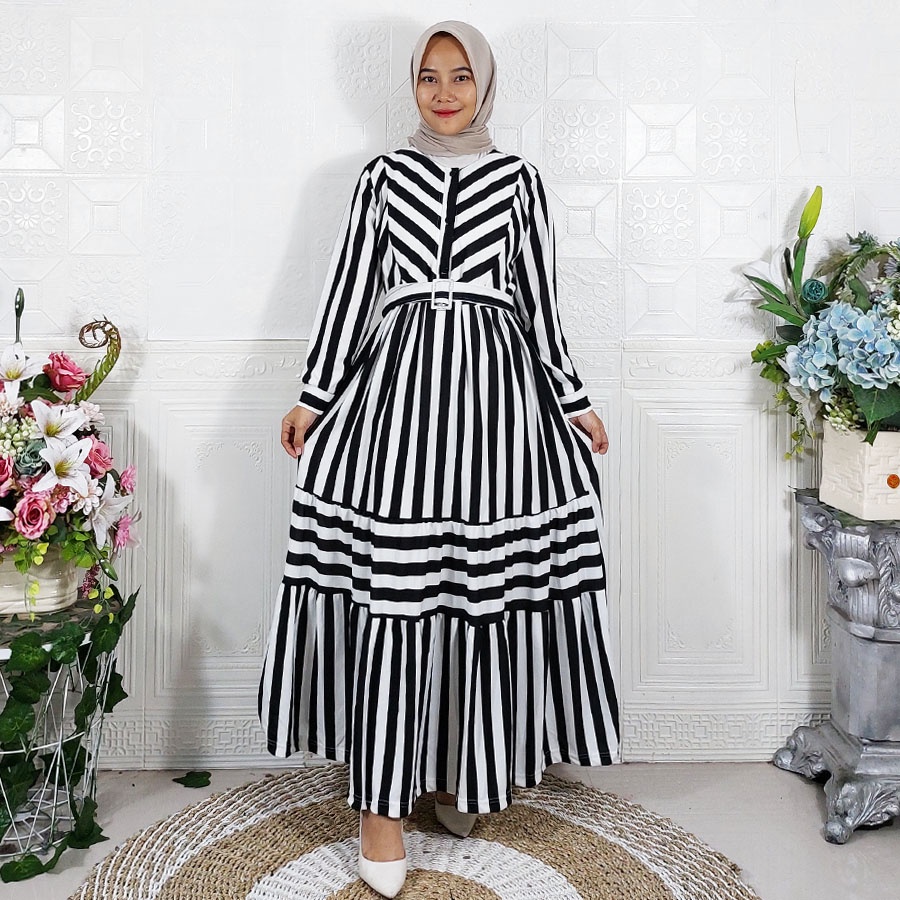 CARLINA SALSA ALMIRA SALUR GAMIS WANITA CANTIK MAXI