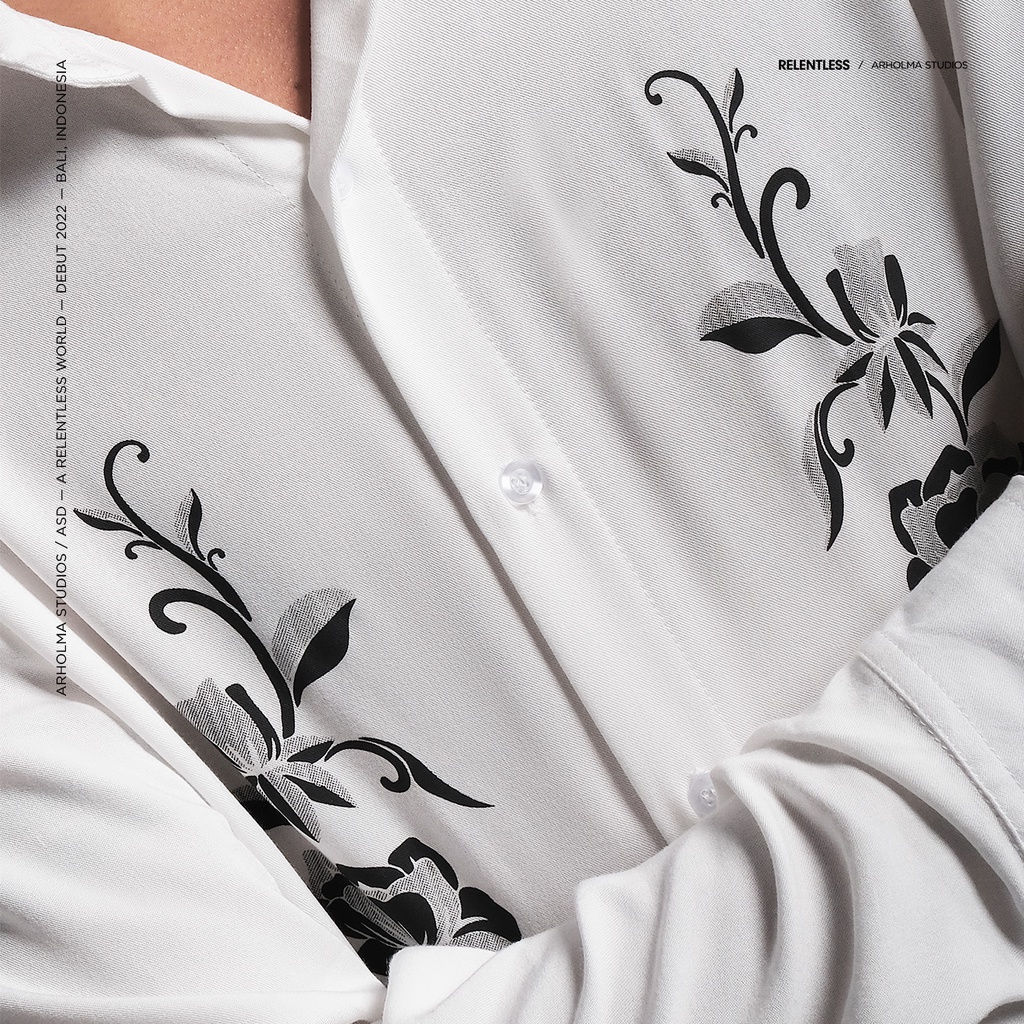 ARHOLMA STUDIOS - LONG SLEEVE SHIRT &quot;OTTOMAN&quot; WHITE