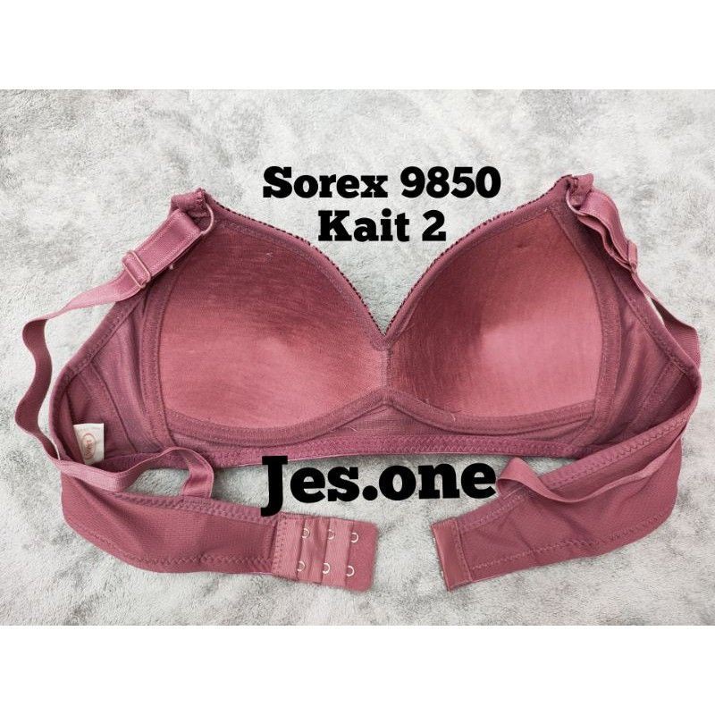 Sorex 9850 Bra Extra Comfort Busa Tanpa Kawat Kait 2 Setara Cup B TOKO KEANULOVA