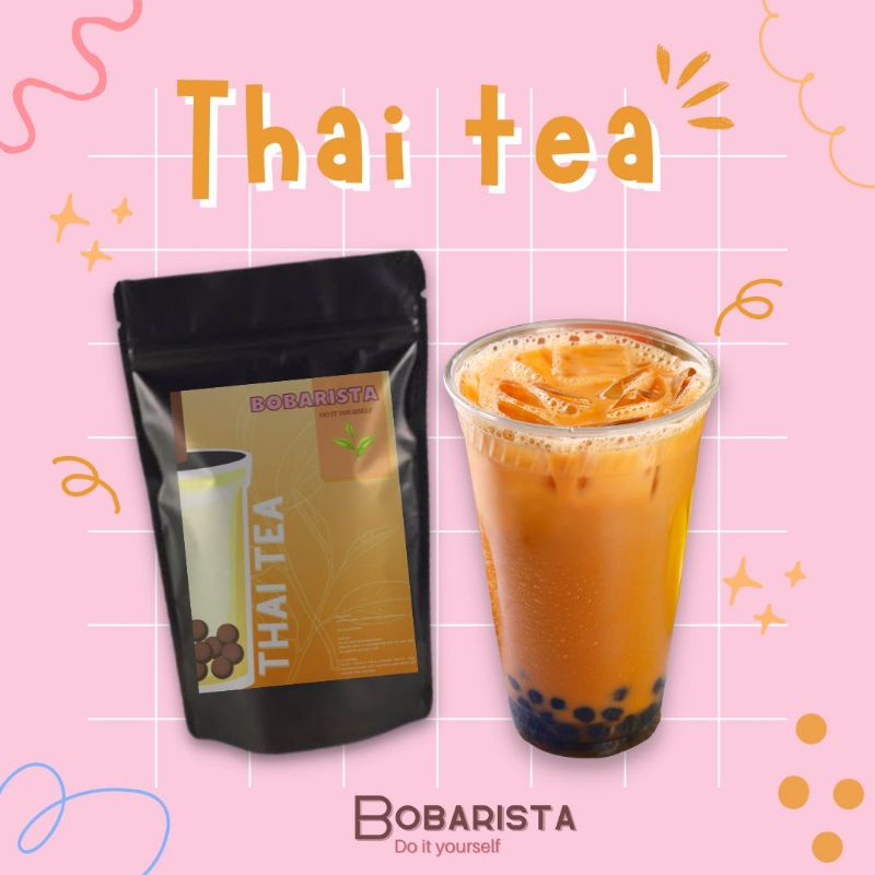 

Bobarista Bubuk Minuman Premium 100gr Varian Thai Tea