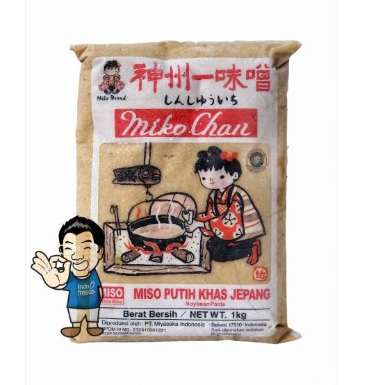 

♙ Shinshuichi Mikochan Shiro Miso Paste- Pasta Miso- Tauco Jepang 1Kg ☻