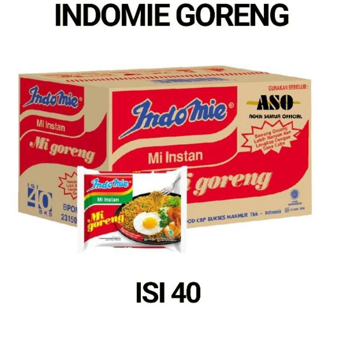 

☋ 1 Dus Isi 40 Pcs - Indomie Goreng Spesial ➽