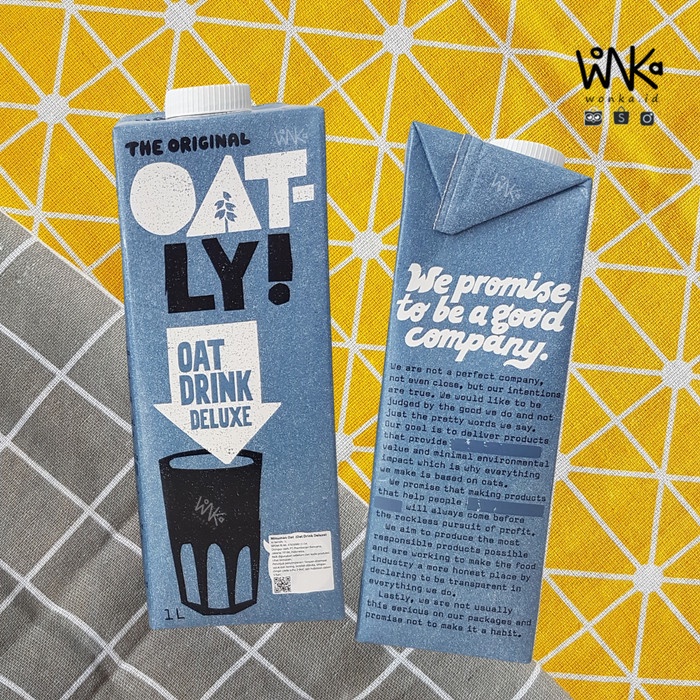 OATLY - Oat Milk Drink Barista Edition 1L - Susu Gandum Plant Based - Deluxe Edition