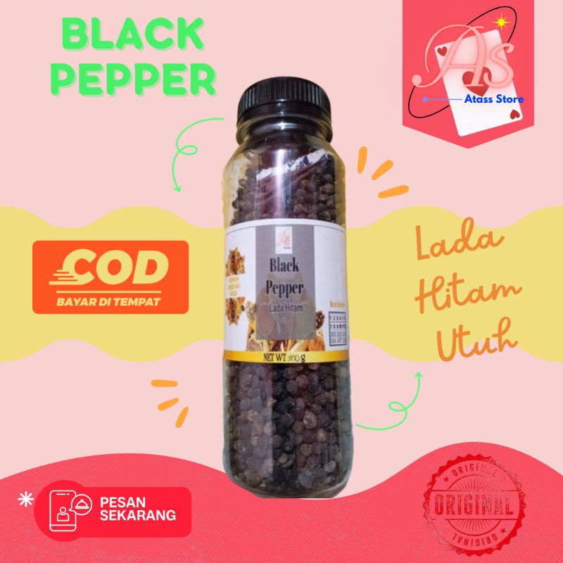 

Lada Hitam Utah PREMIUM - Whole Black Pepper
