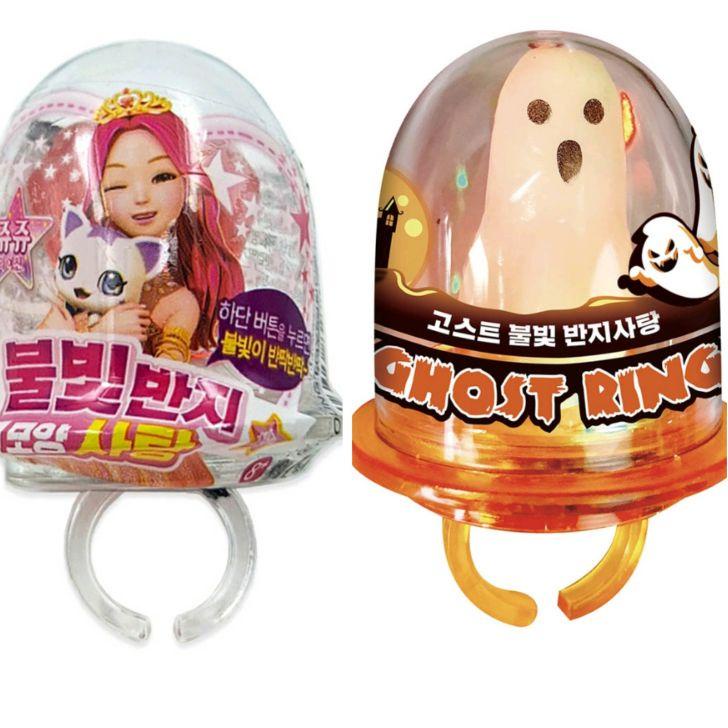 

➢ [1 Pcs]Permen Cincin Ring Juju Korea LED Candy Korea/Magic LED/Permen Nyala ✸