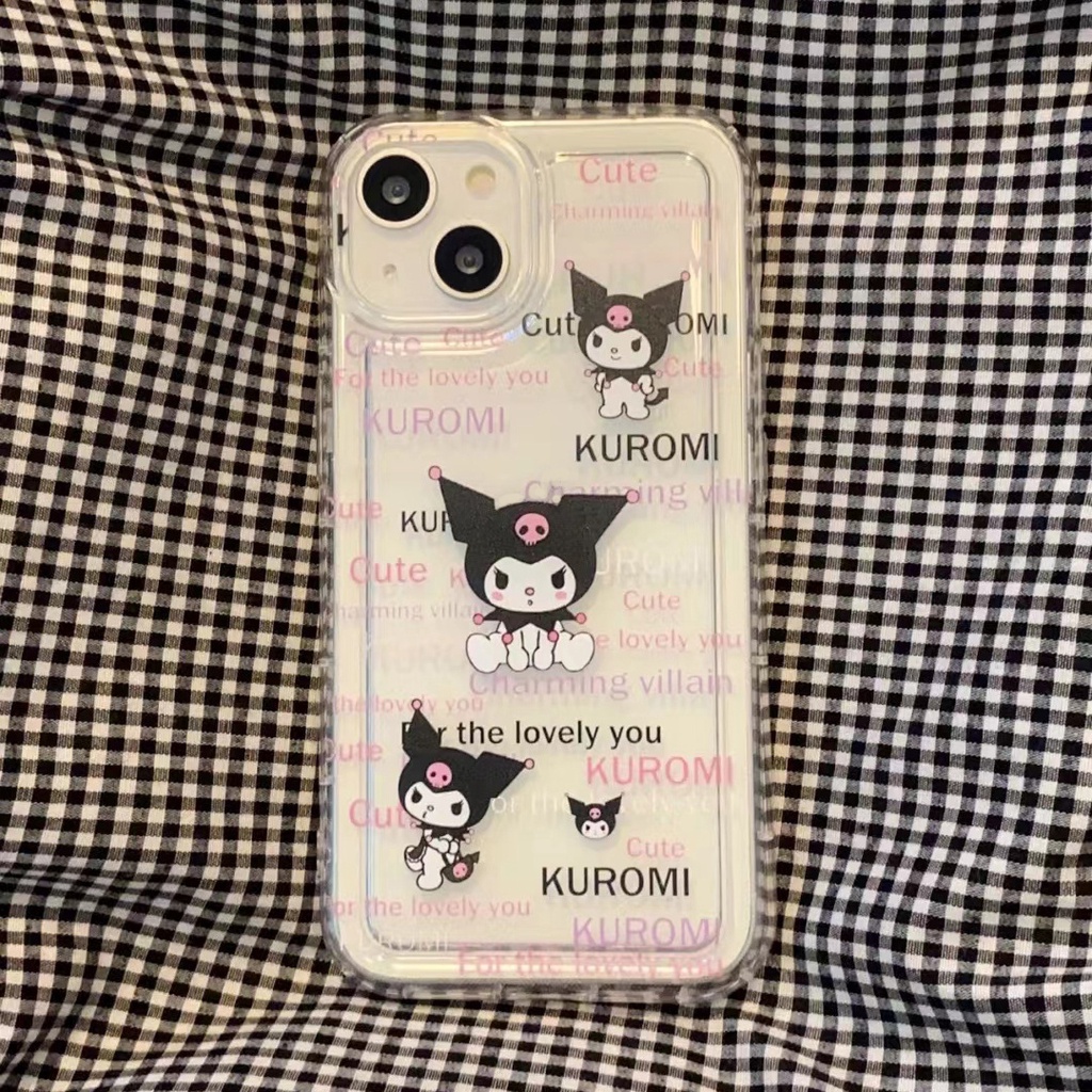 IPHONE Casing Transparan Lucu Kompatibel Untuk Iphone14 13 11 12 Pro XS Max X Xr7 +8 Plus Casing Ponsel Lembut TPU Silikon Shockproof Cover