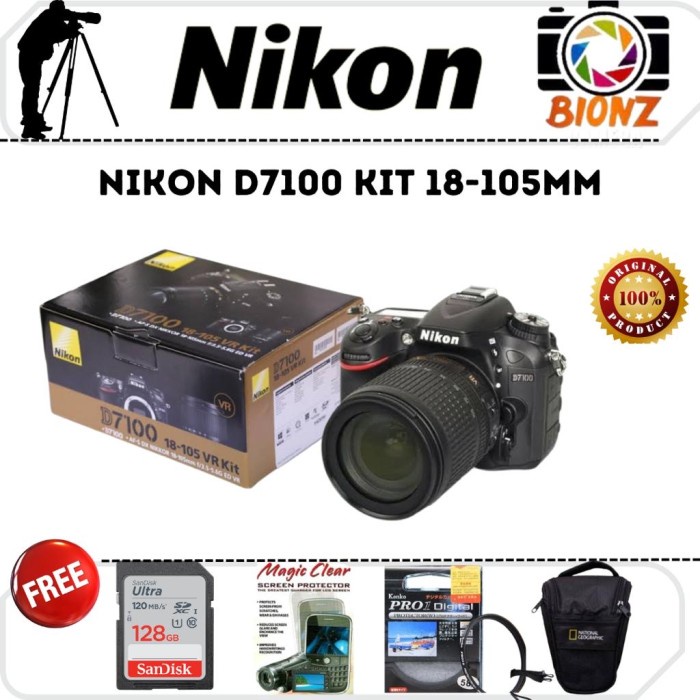 CAMERA NIKON D7100 KIT 18-105MM