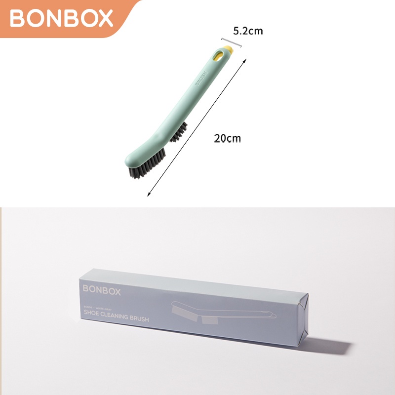 BCB06 BONBOX Sikat Pembersih Sepatu 2 in 1 Multifungsi Shoe Cleaning Brush BCB06 CLEANING TOOL SEPARABLE SHOE CLEEANING BRUSH