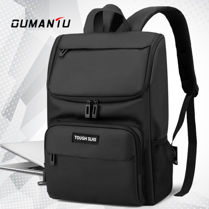 TAS RANSEL PRIA / BACKPACK KOREA / TAS KULIAH / TAS KERJA / TAS PUNGGUNG TAS LAPTOP