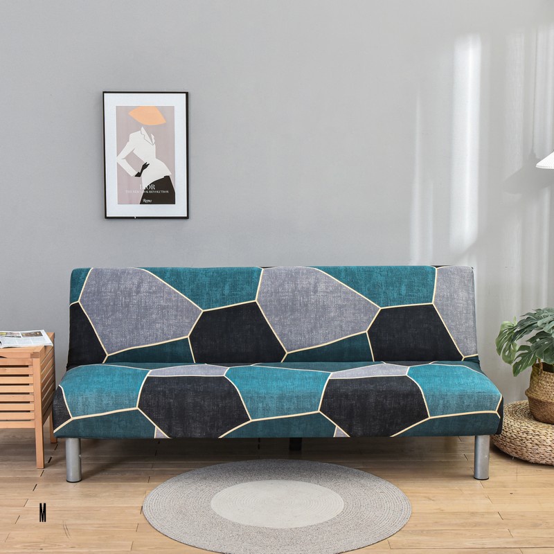 Cover Sofa Bed Sarung Sofa Bed Penutup Sofa Elastic Elastis Pattern Modern Menarik cover sofa