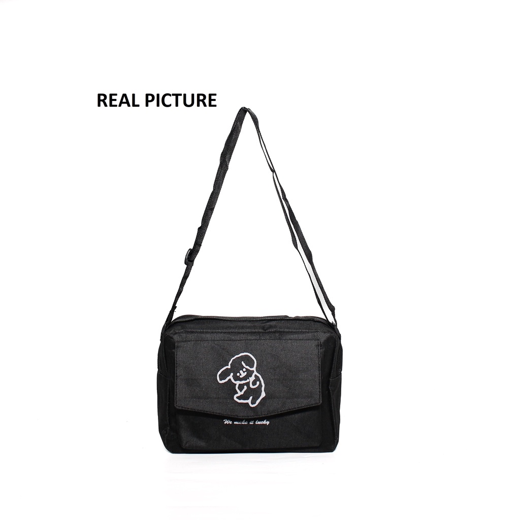 SHB DOGGY - Tas Selempang Slingbag Mini Tas Slempang Wanita Kanvas