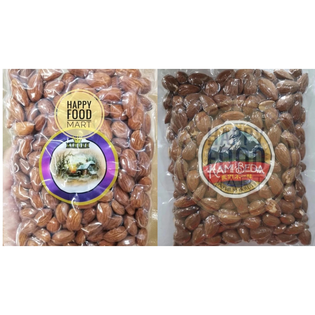 

[TERMURAH] KIMONO KACANG ALMOND PANGGANG UTUH/KAMI BEDA WHOLE ROASTED ALMOND/ KACANG BADAM PANGGANG