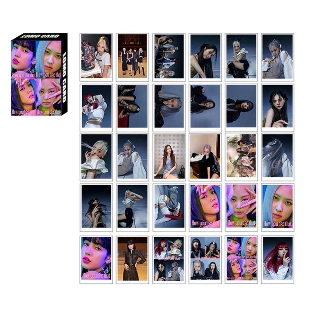 Timekey 30PCS Blackpink Bagaimana Anda Suka Album Itu LOMO Card Fans Support Gift Hadiah Kolektif Foto Polaroid Q4S7 Blackpink