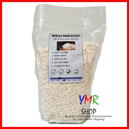 Beras Shirataki Sirataki Konnyaku Shiratake Rice Halal Diet Keto 150Gr / 250Gr / 500Gr / 1kg DEBM Diabetes