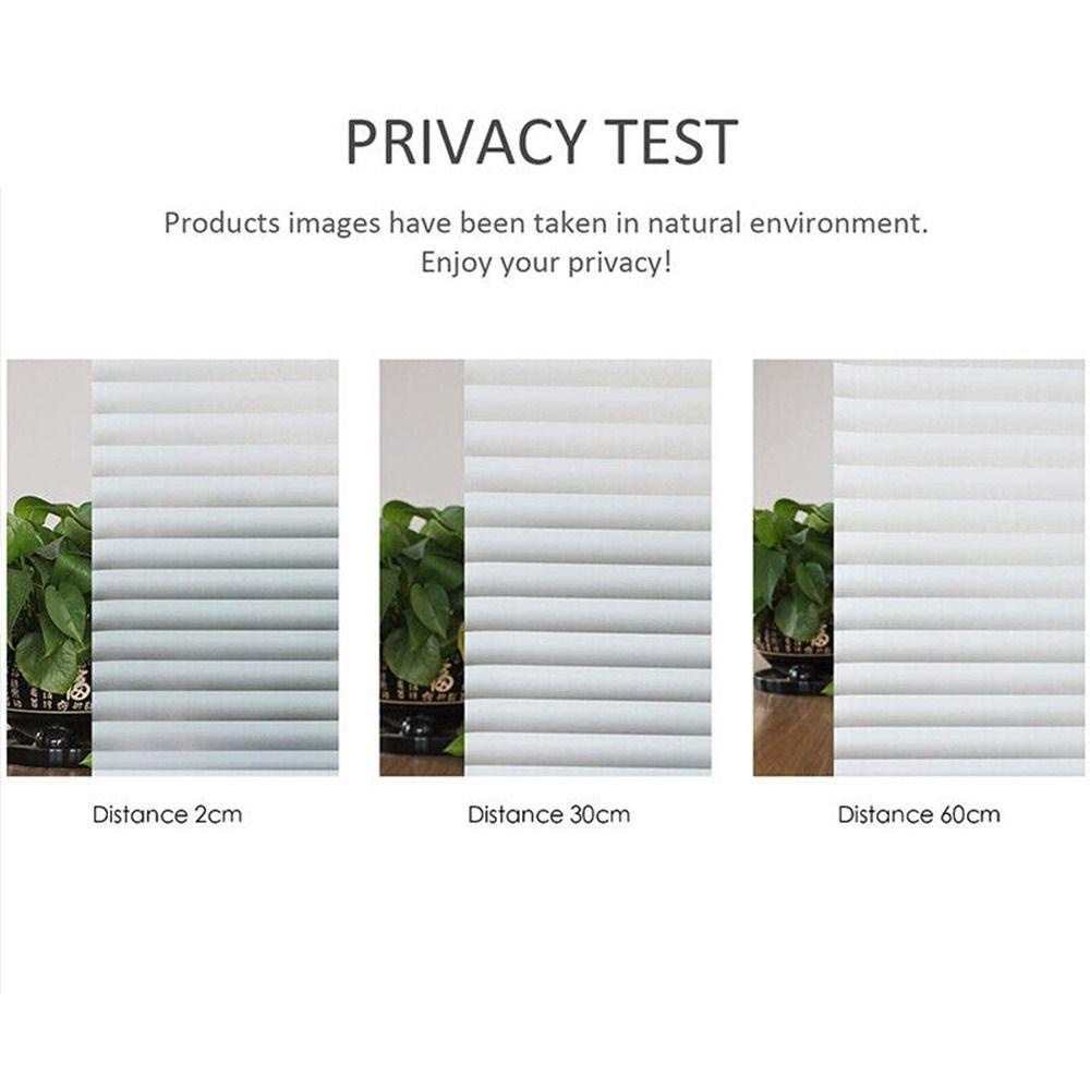 Populer Frosted Kaca Film Perekat Statis Self-Adhesive Buram Privasi