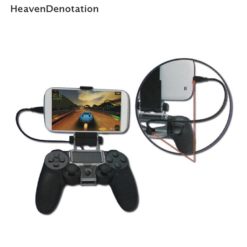 [HeavenDenotation] Untuk PlayStation PS4 Game Controller Smart Mobile Phone Klip Clamp Mount Holder Untuk PS4 HDV