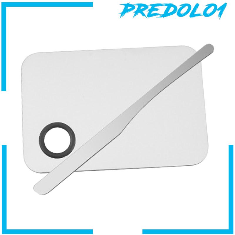 [Predolo1] Spatula Palet Pencampur Makeup Untuk Pigmen Foundation Cair Pernis Kuku