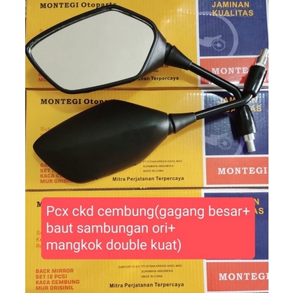 satu set spion standar kaca cembung honda pcx universal adv dll