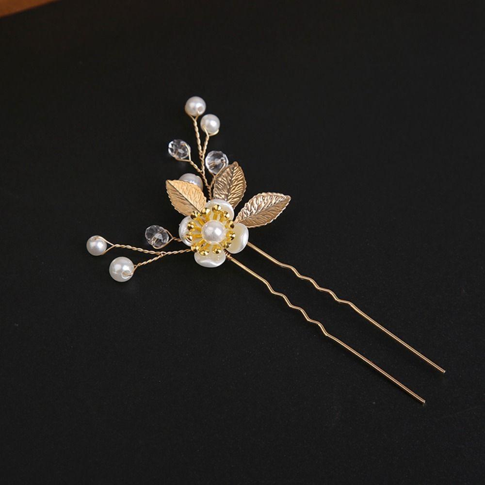 LILY 3pcs /Set Mutiara Jepit Rambut Wanita Haircomb Hiasan Rambut Perhiasan Bride Barrette