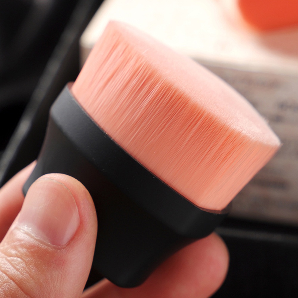 [COD Tangding] Sikat Foundation Berbentuk Hati Datar Atas Lembut density Tinggi Mulus Kosmetik Makeup Brush