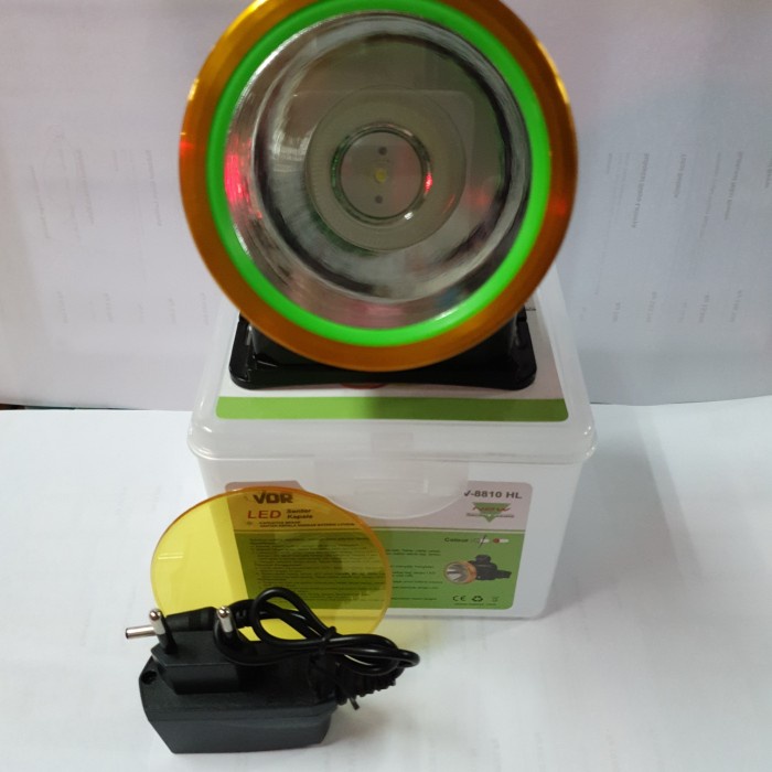 Lampu Senter Kepala Vdr V-8810 Hl 10W Led