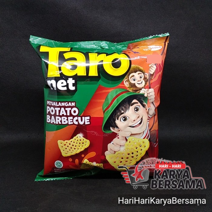 

MAKANAN RINGAN TARO NET POTATO BARBEQUE 62GR