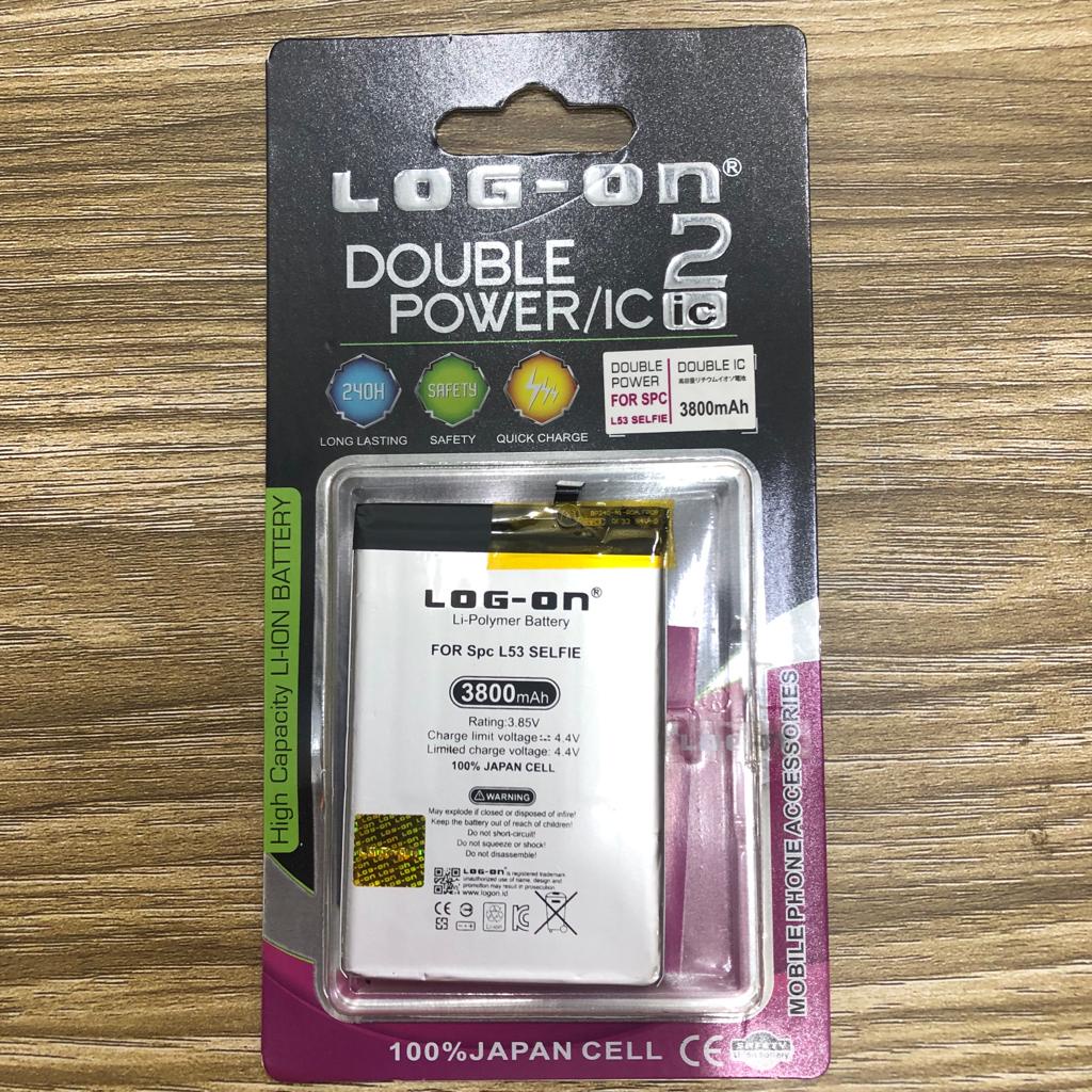 BATERAI LOG ON DOUBLE POWER SPC L53 SELFIE