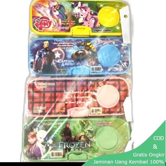 

Diskrip Tempat pensil plastik pc177 cewek cowok