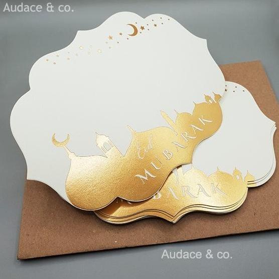 

KARTU UCAPAN LEBARAN IDUL FITRI EID MUBARAK BLANK CARD KOSONG AMPLOP TYHY64654U