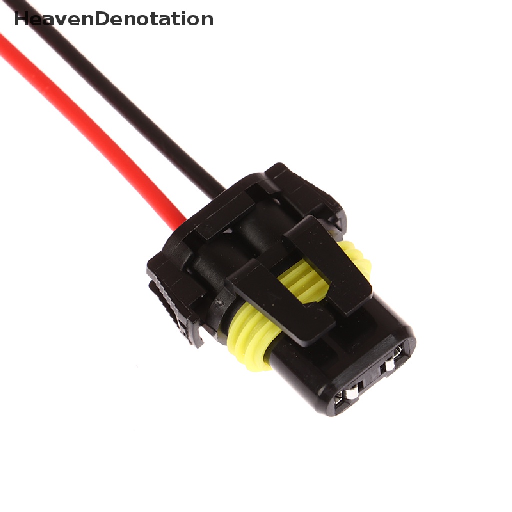 [HeavenDenotation] 1pasang Konektor Adapter Female Soket Bohlam HB3 HB4 Untuk Lampu Kabut Depan HDV