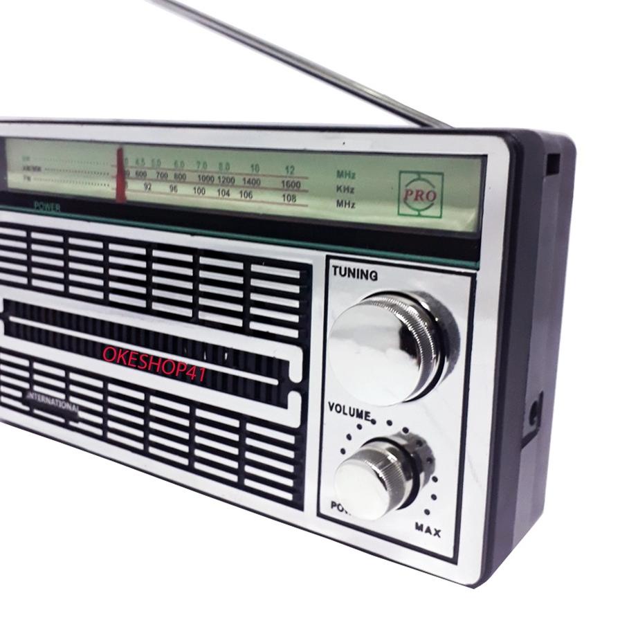 ™ International F-4250 Radio Portable Am Fm Jadul Klasik ♙