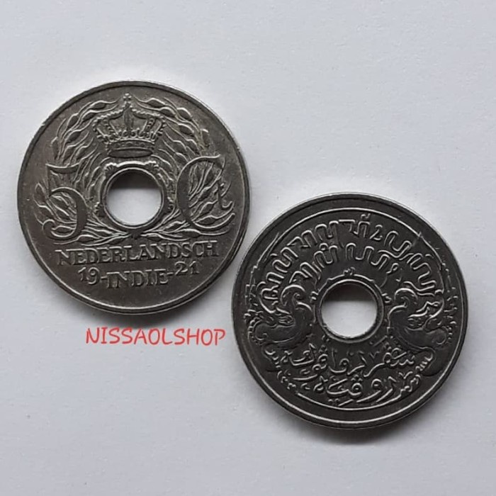 UP145 KOIN NEDERLAND INDIE 5 SEN TH 1921