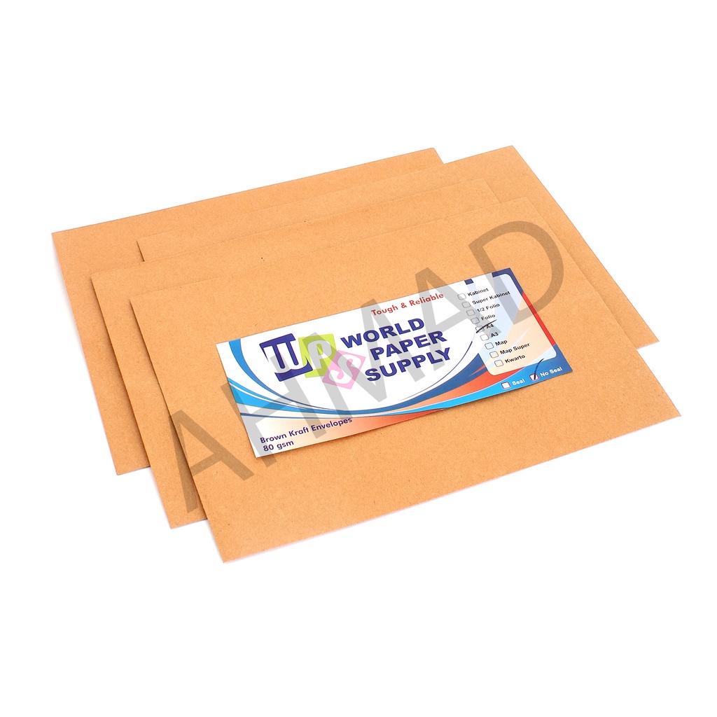 

WPS - Amplop Coklat A4 No Seal - Pack