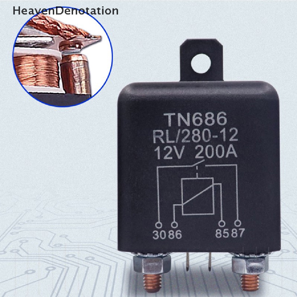 [HeavenDenotation] Relay Starg 200A 100A 12V / 24V Power Automotive Heavy Current Start Car relay HDV