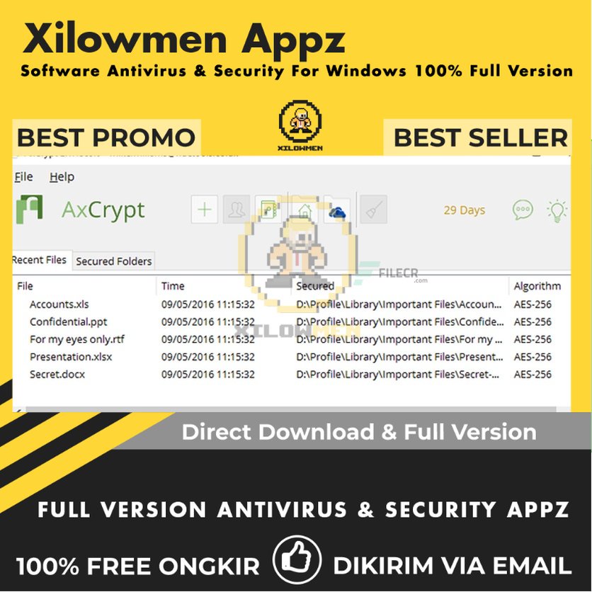 [Full Version] AxCrypt Premium / Business Pro Security Lifetime Win OS