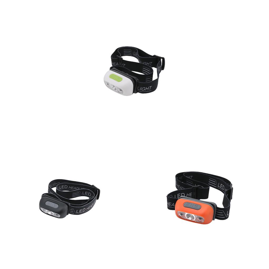 Huit Head Light Headlamp Mode Senter Pancing Lari Yang Dapat Disesuaikan Outdoor Induksi Mini Portable Sensor Tahan Air