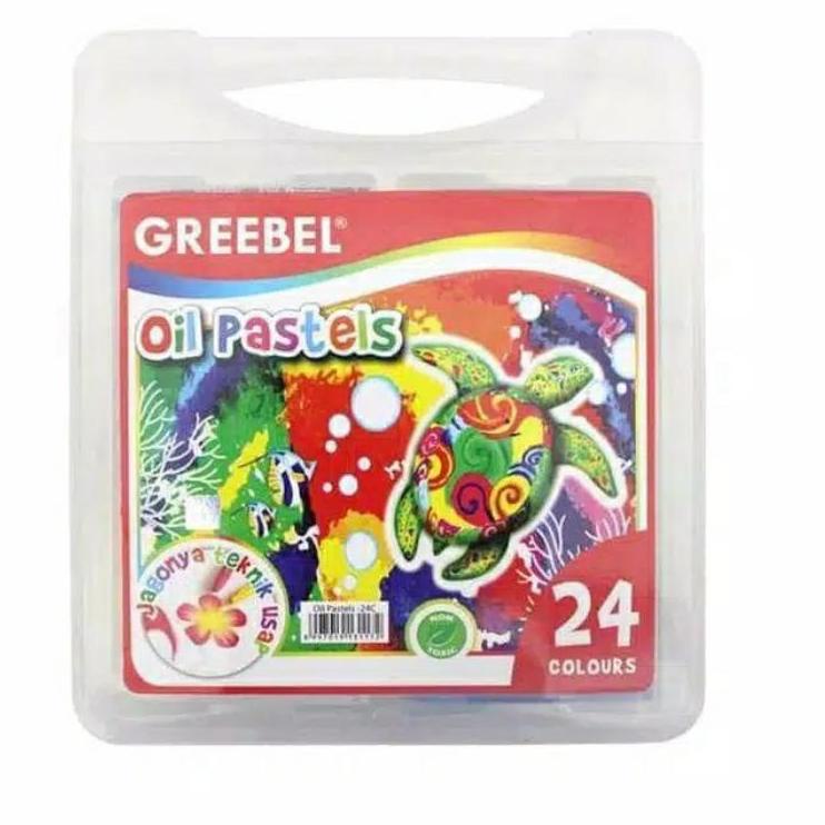 

Best Arrival GREEBEL oil pastels-24c OIL pastels crayon 24 warna