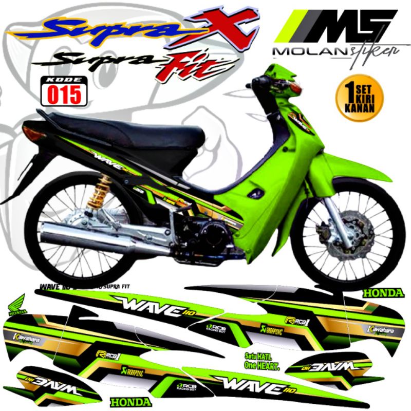 Decal Sticker Striping Variasi Supra Lama /Supra X 100 /Supra X 110 /Supra Fit Lama /Supra X Lama/Ol