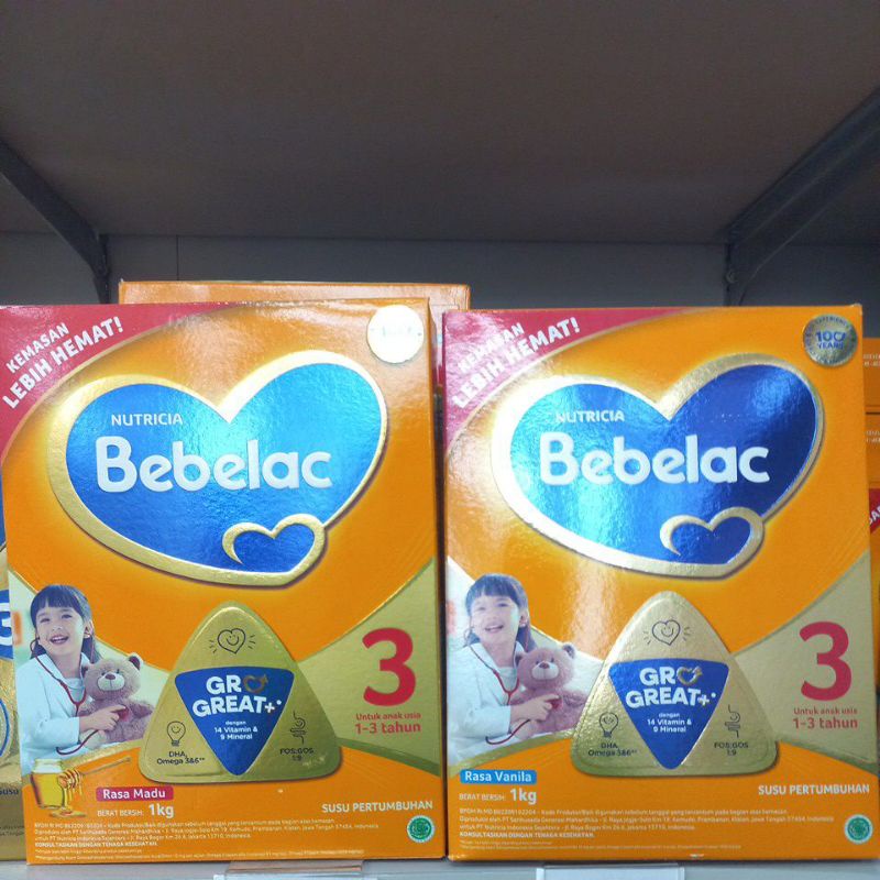 Bebelac 3 vanila,madu 1KG