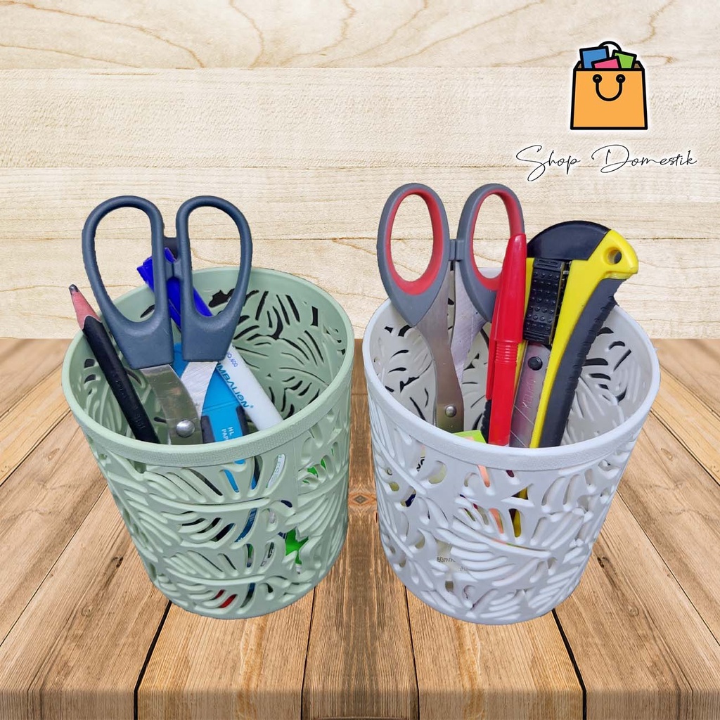 

KERANJANG ATK/ TEMPAT PENSIL/ PULPEN MOTIF DAUN (6245)