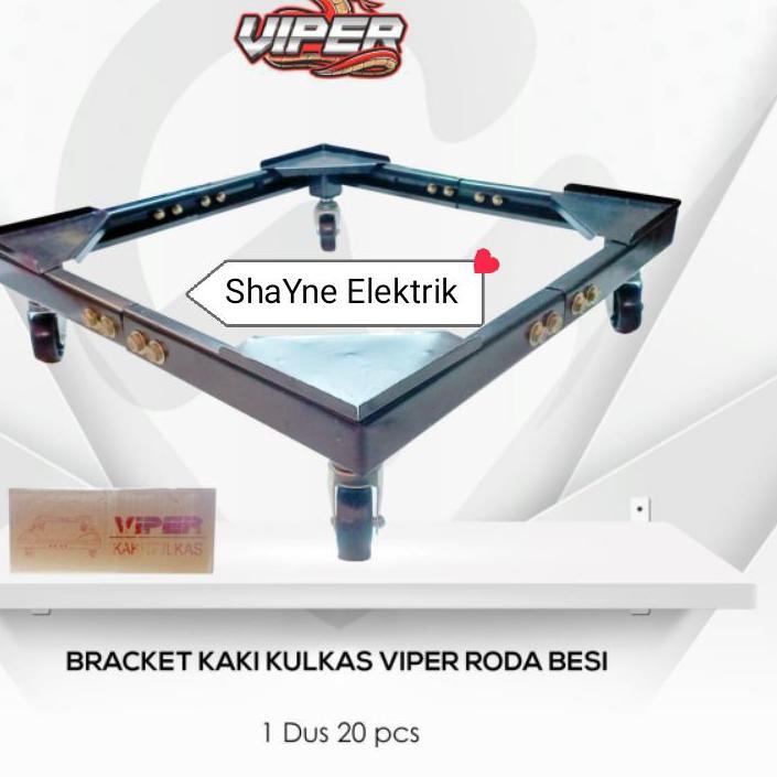 ✿ Besi Kaki Kulkas / Roda Kulkas / Tatakan Kulkas / Tatakan Mesin Cuci 1 Tabung Murah ►