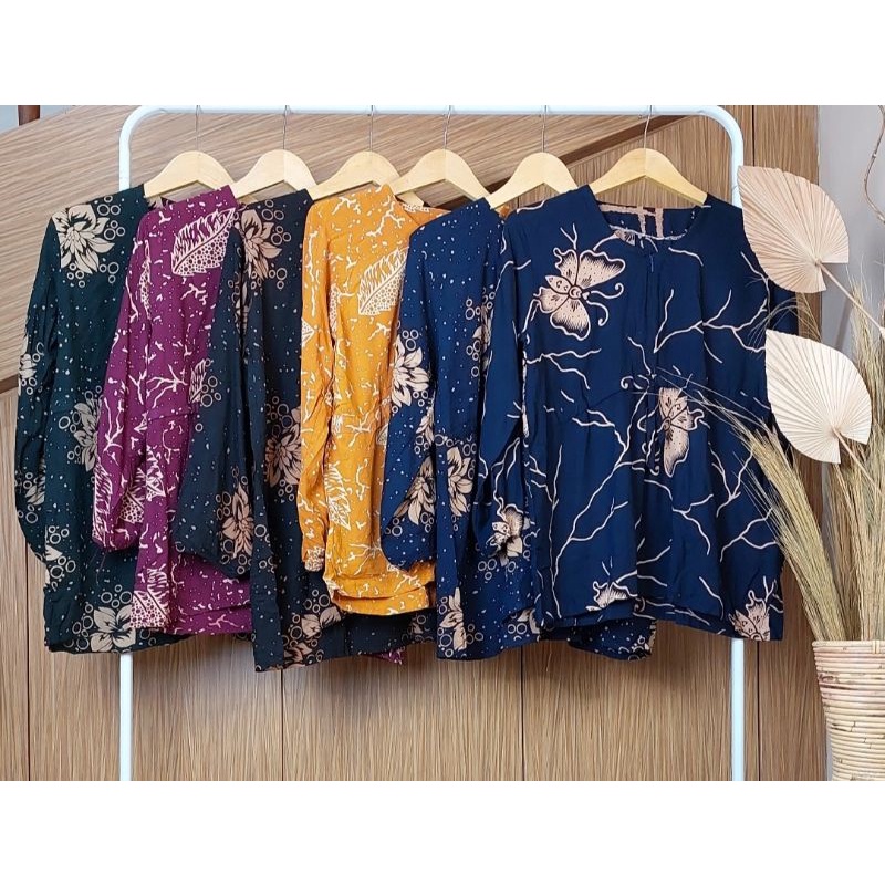 DASTER TIDY ● BAJU LENGAN PANJANG + CELANA KULOT ● LD 100