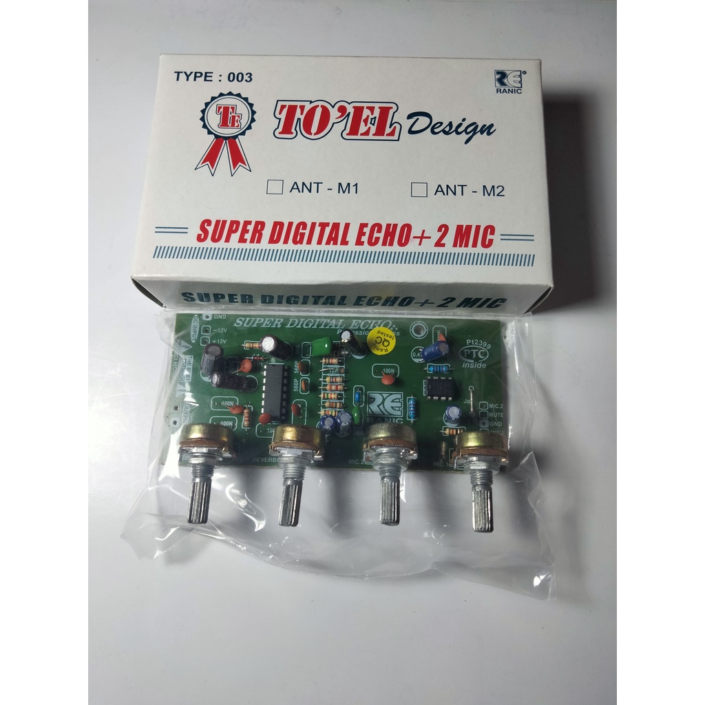 KIT DRIVER SUPER DIGITAL ECHO + 2 MIC RANIC TYPE - 003
