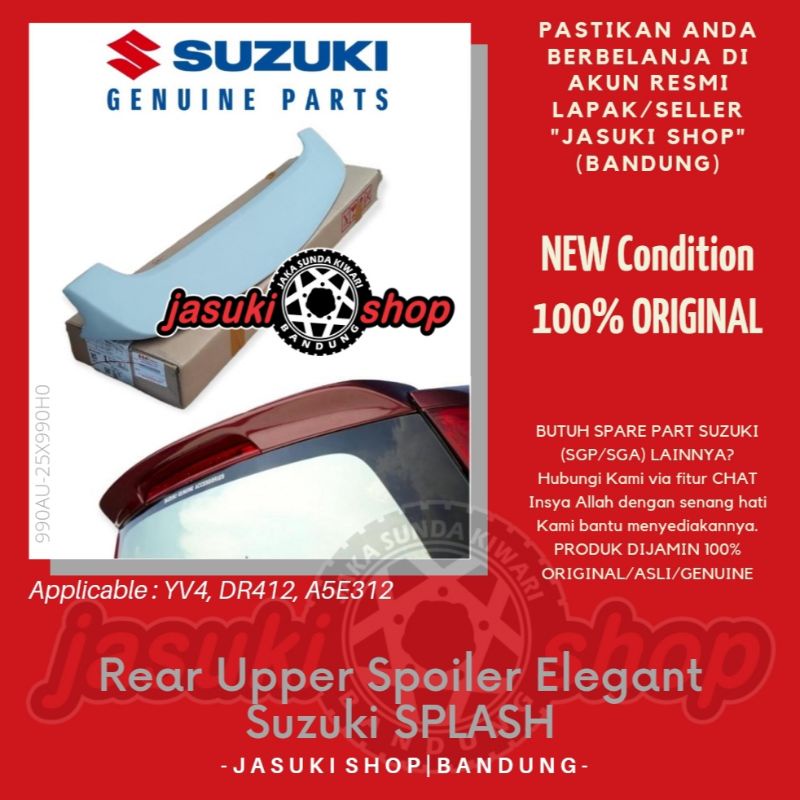SGA Spoiler Suzuki Splash New Splash YV4 DR412 A5E312 Asli Ori Original SGP