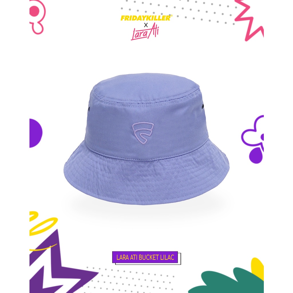 TOPI BUCKET SPECIAL FRIDAY KILLER X LARA ATI | LARA ATI BUCKET LILAC