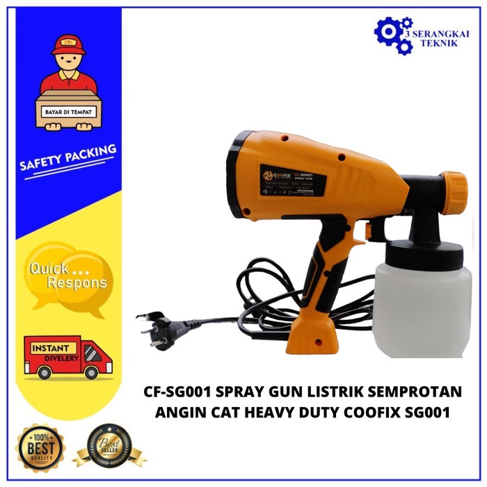 CF-SG001 SPRAY GUN LISTRIK SEMPROTAN ANGIN CAT HEAVY DUTY COOFIX SG001