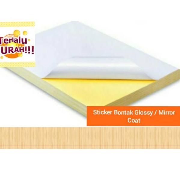 

N22 Stiker / Bontak Mirrorcoat / Kilap / Cast coated / Chromo / Glossy CAMEL ukuran F4/A4 1pak=20lembar NEW ヤ
